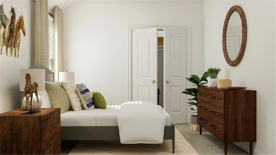 Furnished interior view inside a new home in Lively Ranch: Brookstone Collection, Georgetown (Image 8).