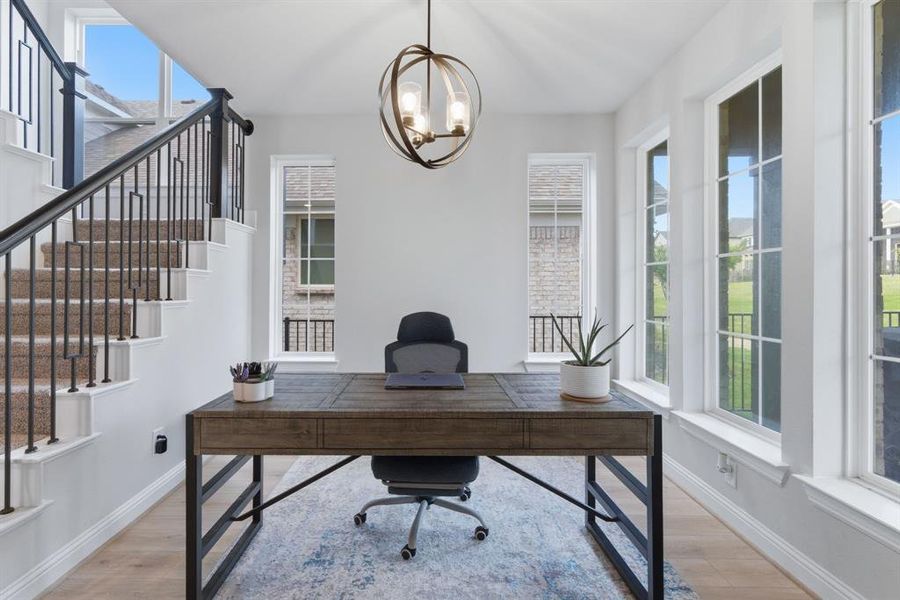 Furnished interior view inside a new home in , Corinth (Image 29).