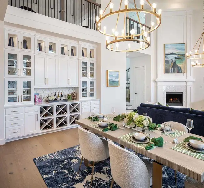 Furnished interior view inside a new home in Palmera Ridge: 70ft. lots, Leander (Image 5). Furnished interior view inside a new home in Palmera Ridge: 70ft. lots, Leander (Image 5).