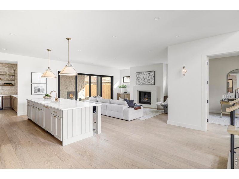Furnished interior view inside a new home in , Denver (Image 43).