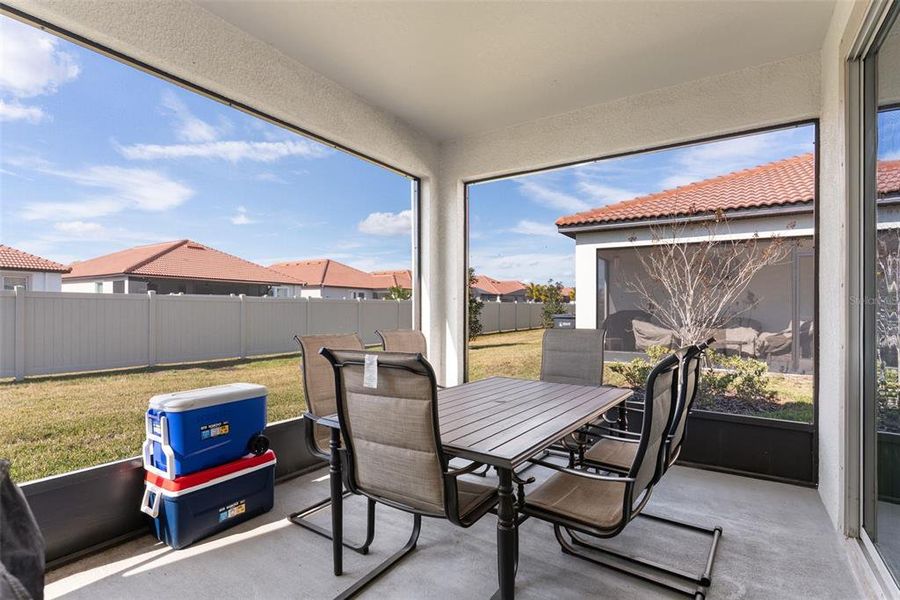 Exterior details and patio area of a home in Southshore Bay Active Adult, Wimauma (Image 3). Exterior details and patio area of a home in Southshore Bay Active Adult, Wimauma (Image 3).