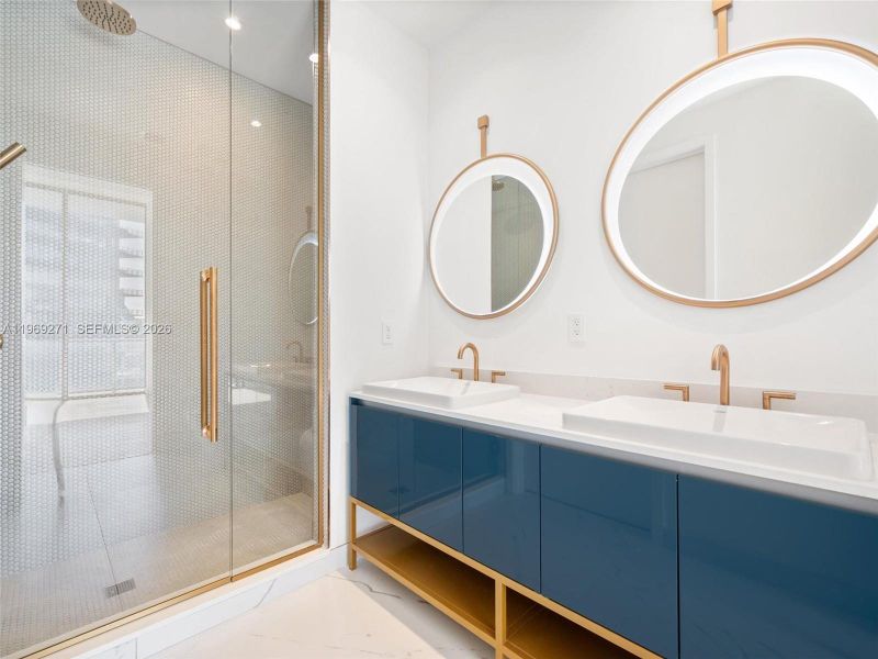 Furnished interior view inside a new home in Mr. C Residences, Miami (Image 15).