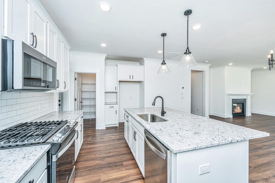 Furnished interior view inside a new home in , Ridgeville (Image 3).