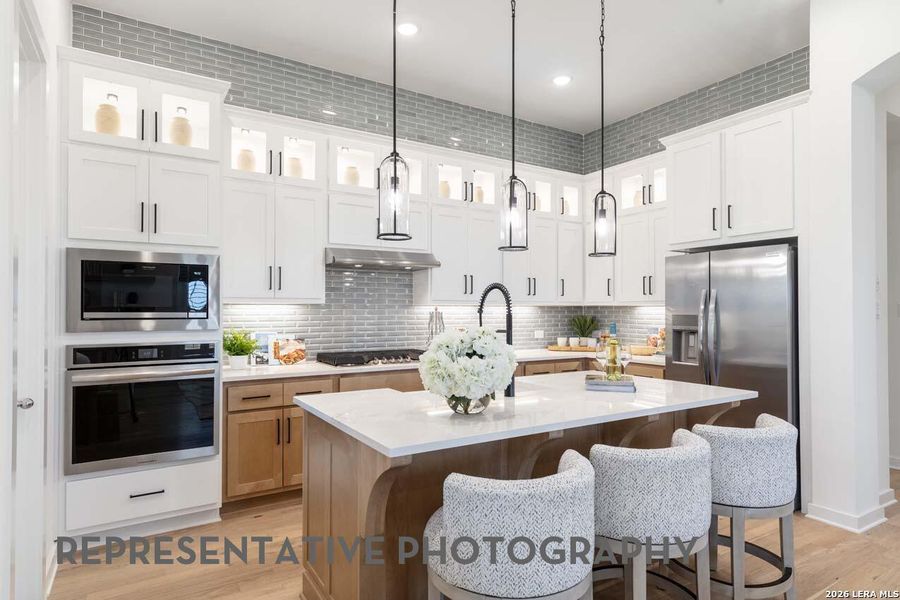 Furnished interior view inside a new home in Davis Ranch, San Antonio (Image 3).