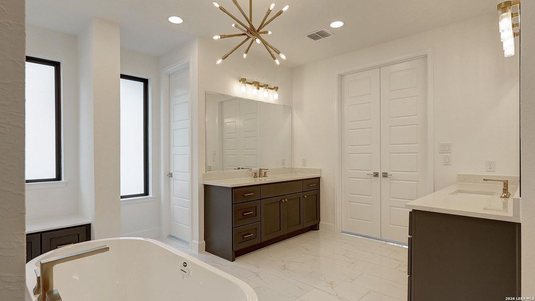 Furnished interior view inside a new home in Esperanza, Boerne (Image 11).