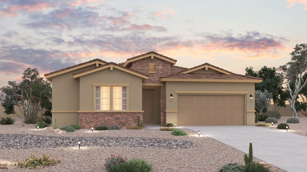 Elevation B – Ranch Hacienda Elevation B – Ranch Hacienda
