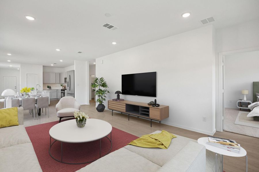 Furnished interior view inside a new home in Montgomery Bend, Montgomery (Image 11).