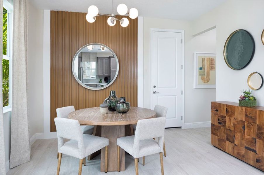 Representative furnished interior of a home built from the Coral by Minto Communities in Westlake, Loxahatchee (Image 4).