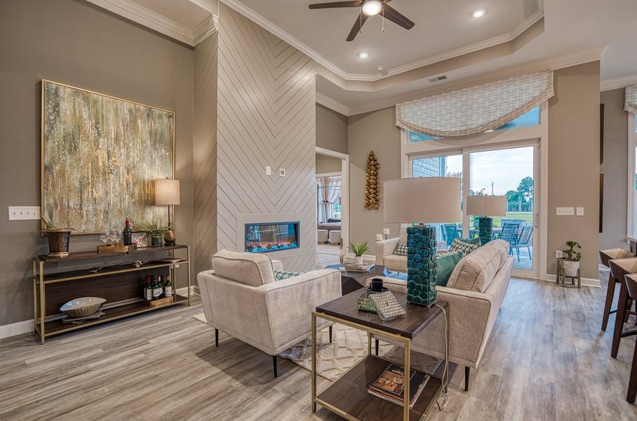 Furnished interior view inside a new home in Bridgewater - Waterside Village, Little River (Image 13). Furnished interior view inside a new home in Bridgewater - Waterside Village, Little River (Image 13).