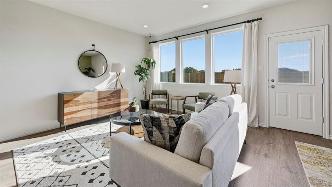 Furnished interior view inside a new home in Arbor Trails South, Princeton (Image 22).