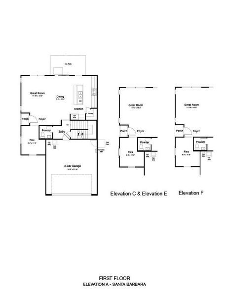 2D floor plan layout of this home in Artisan at Asante Vista Collection, Surprise, AZ (Image 3).