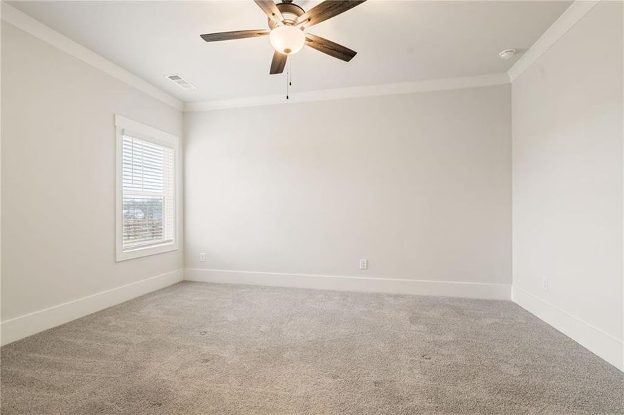 Spacious, unfurnished interior of a new home in Alcovy Station, Covington (Image 53).