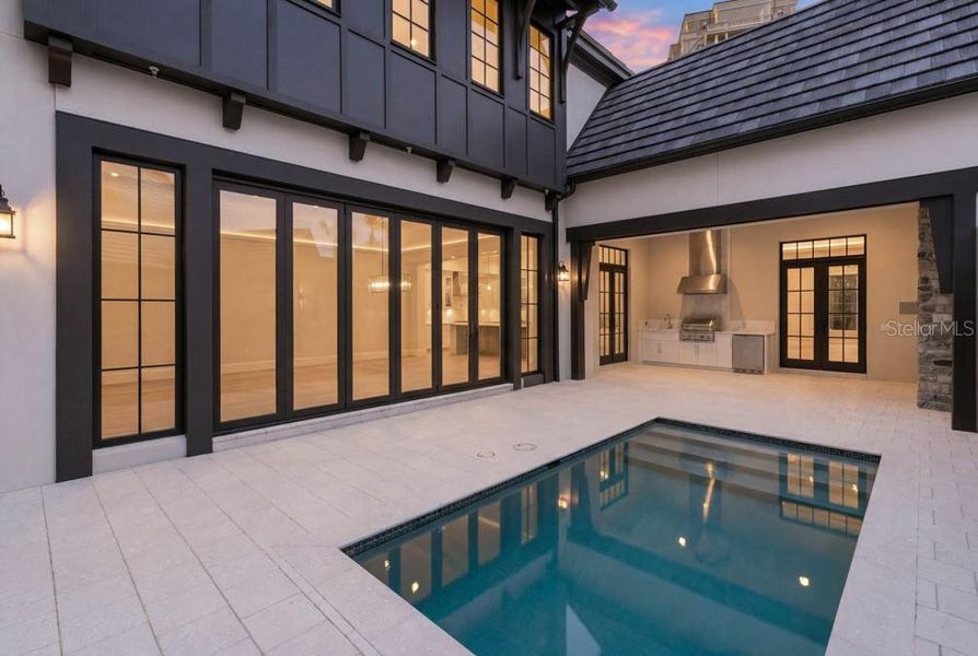 Exterior details and patio area of a home in , Orlando (Image 32).
