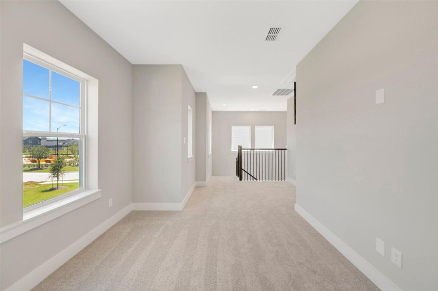 Spacious, unfurnished interior of a new home in Elyson - Grove Row Collection, Katy (Image 23).