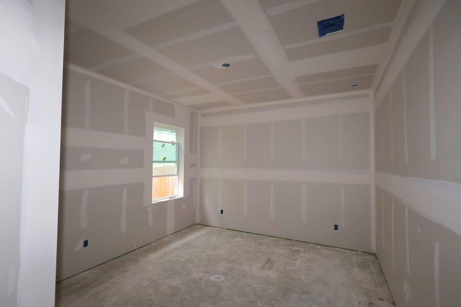 In-progress construction of a new home in The Grand Prairie - Retreat Collection, Hockley, TX (Image 7). In-progress construction of a new home in The Grand Prairie - Retreat Collection, Hockley, TX (Image 7).