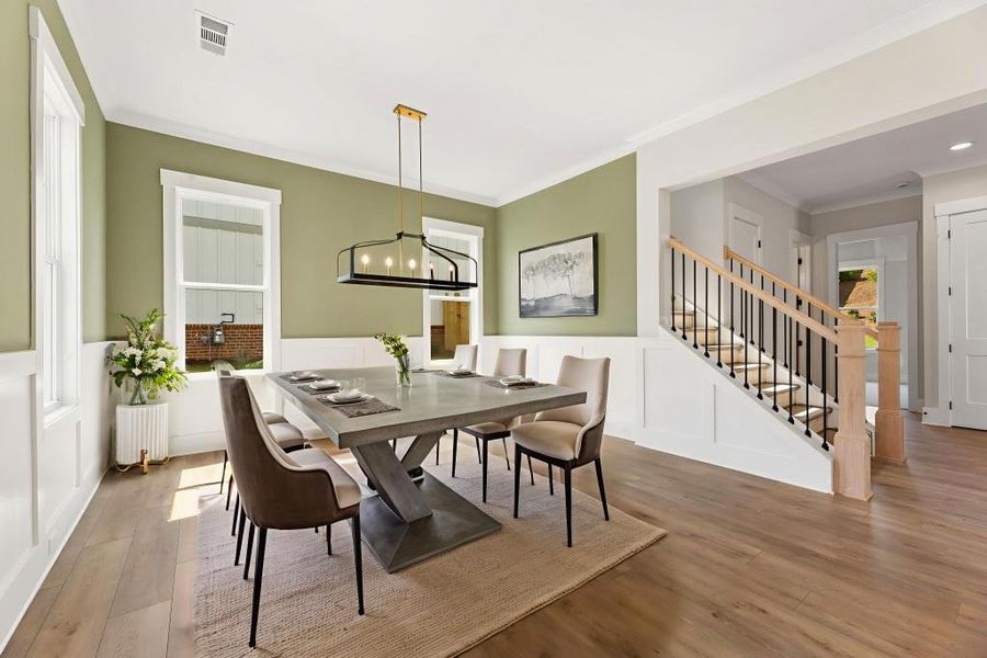 Furnished interior view inside a new home in Hillshire, Cumming (Image 4).
