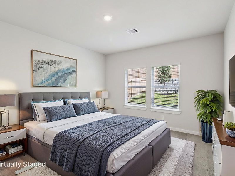 Furnished interior view inside a new home in Sundance Cove - Traditional Series, Crosby (Image 5).