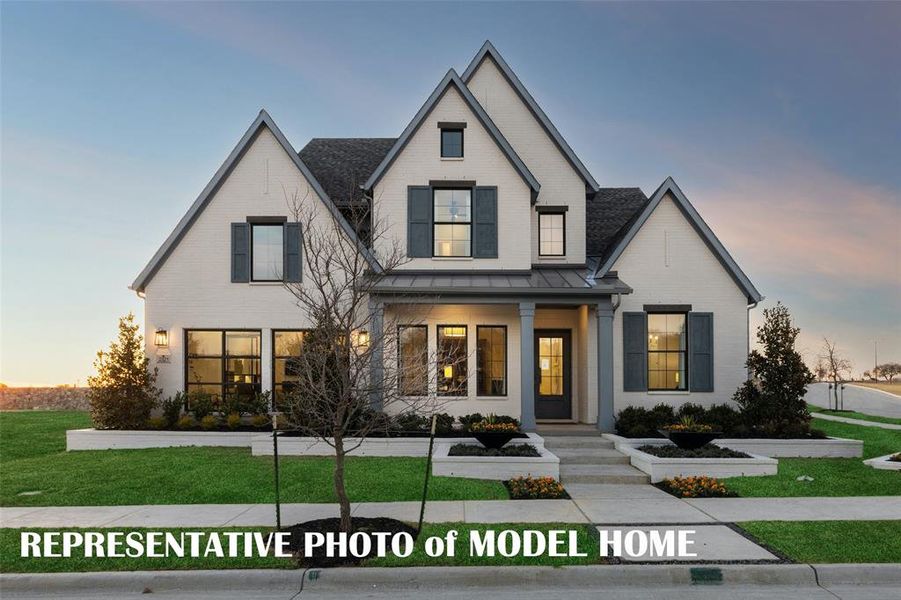 Visit our beautiful, new state of the art model home to see all the possibilities available for your new dream home!  REPRESENTATIVE PHOTO OF MODEL HOME