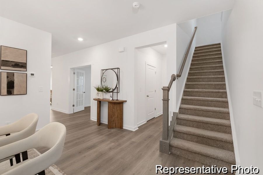 Furnished interior view inside a new home in Reeves Crossing, St. George (Image 21).