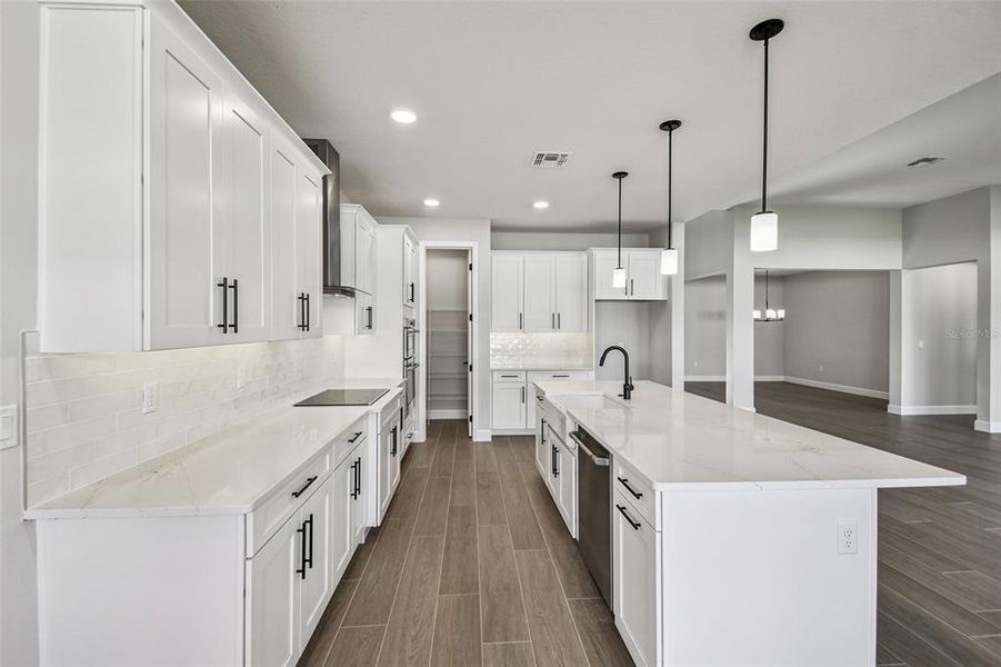 Furnished interior view inside a new home in Solace at Corner Lake, Orlando (Image 10).