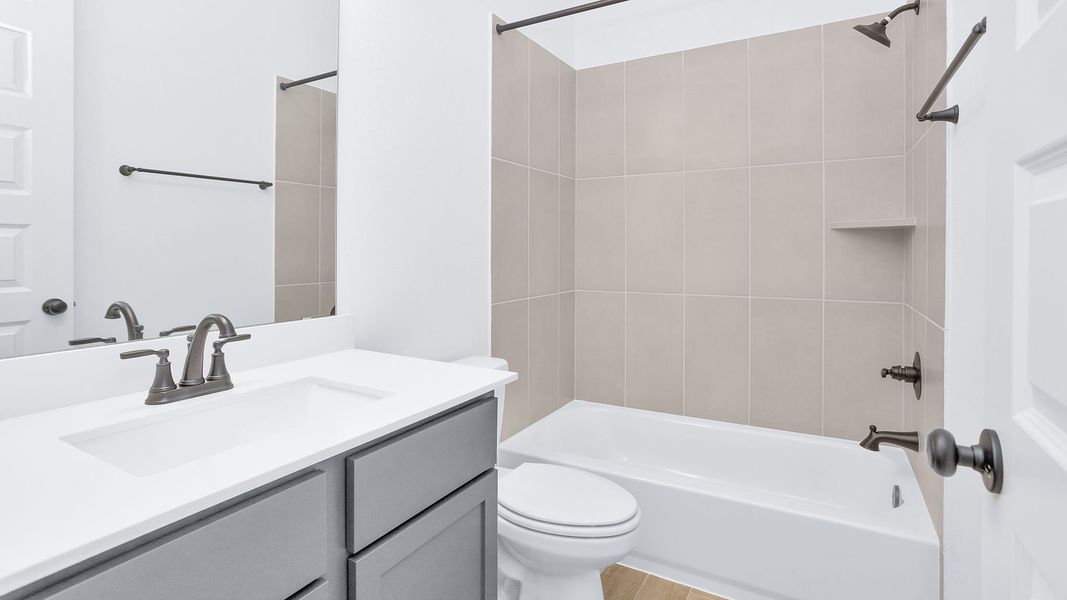 Furnished interior view inside a new home in The Grand Prairie, Hockley (Image 9).