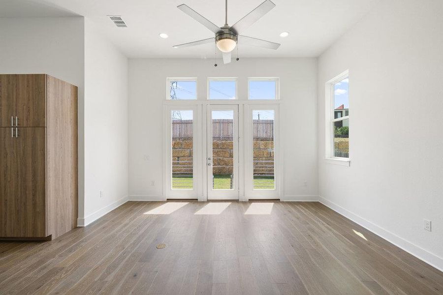 Spacious, unfurnished interior of a new home in Agave, Austin (Image 22).