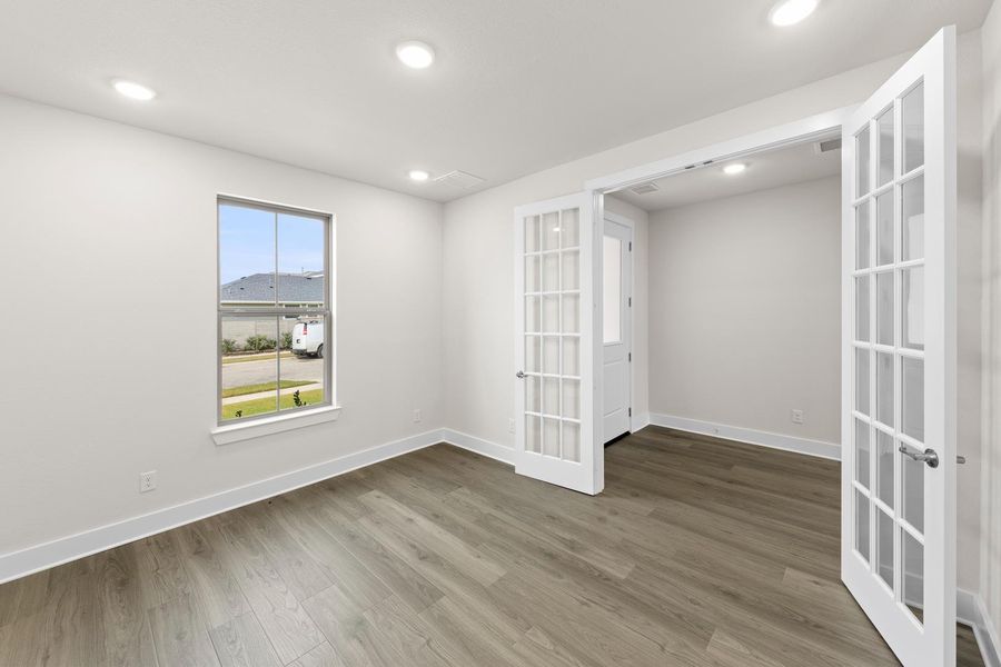 Spacious, unfurnished interior of a new home in Discovery Collection at Painted Tree Village, McKinney (Image 13). Spacious, unfurnished interior of a new home in Discovery Collection at Painted Tree Village, McKinney (Image 13).