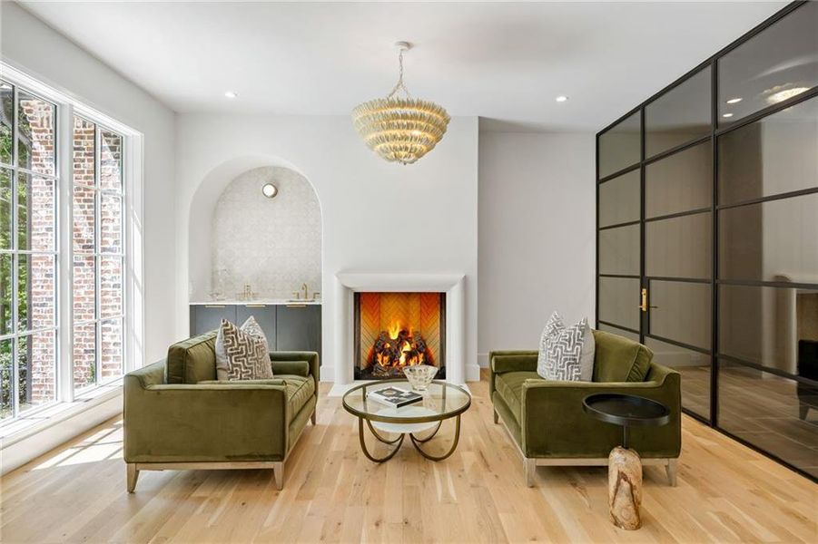 Furnished interior view inside a new home in , Atlanta (Image 17). Furnished interior view inside a new home in , Atlanta (Image 17).