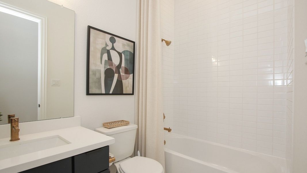 Furnished interior view inside a new home in Piedmont, San Antonio (Image 10).