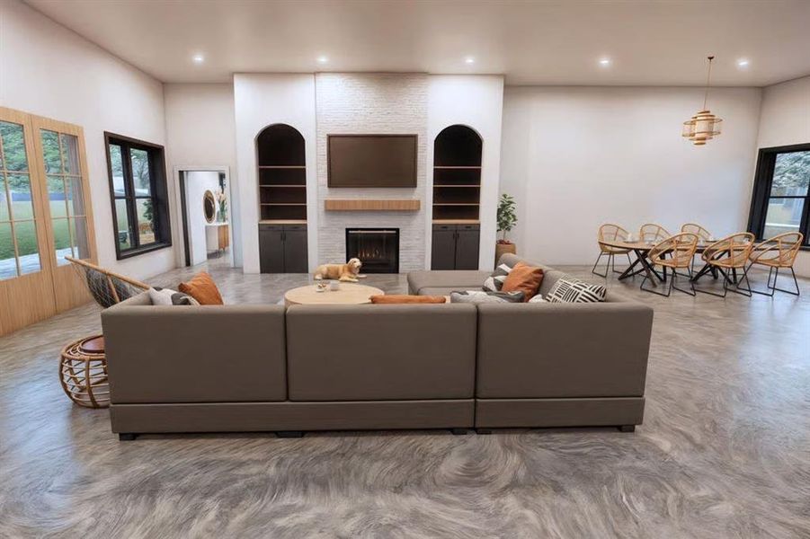 Furnished interior view inside a new home in Echo Grove, Poolville (Image 10). Furnished interior view inside a new home in Echo Grove, Poolville (Image 10).