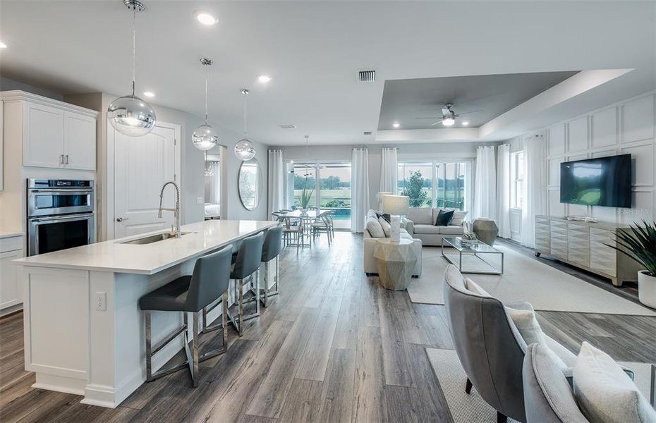 Furnished interior view inside a new home in BeachWalk by Manasota Key, Englewood (Image 28).