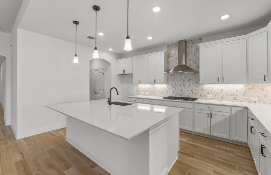 Furnished interior view inside a new home in Saddleback at Santa Rita Ranch, Liberty Hill (Image 12). Furnished interior view inside a new home in Saddleback at Santa Rita Ranch, Liberty Hill (Image 12).