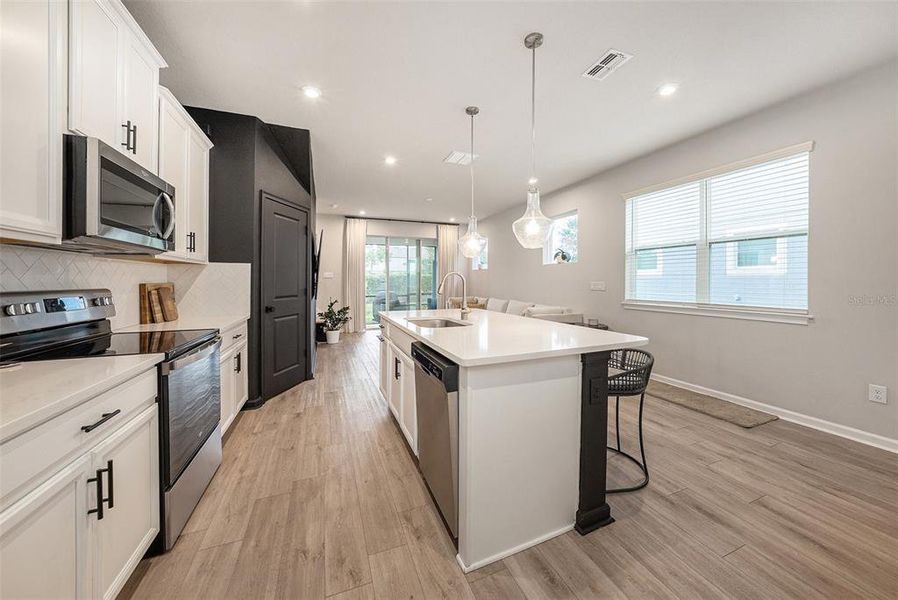 Furnished interior view inside a new home in , Wesley Chapel (Image 11). Furnished interior view inside a new home in , Wesley Chapel (Image 11).