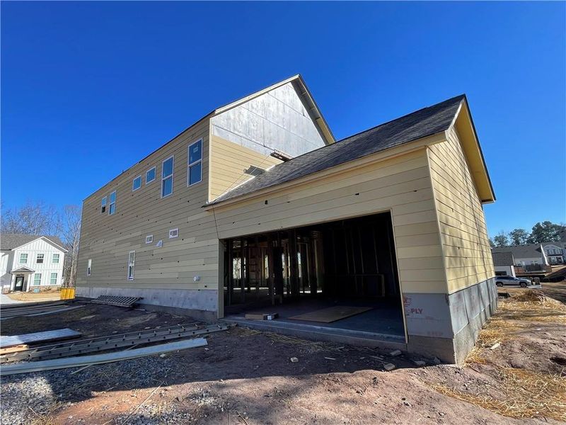 In-progress construction of a new home in Edenglen, Buford, GA (Image 35).