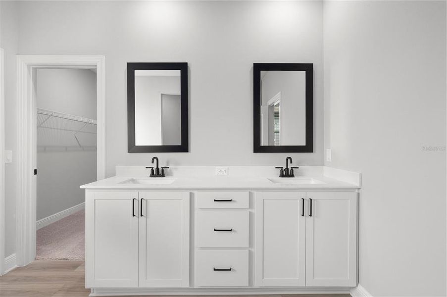 Furnished interior view inside a new home in Gum Lake Preserve, Lake Alfred (Image 8).
