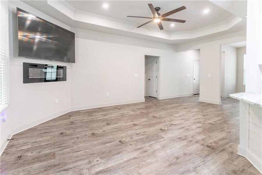 Spacious, unfurnished interior of a new home in , Commerce (Image 54).
