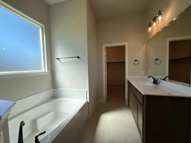 Furnished interior view inside a new home in Oak Grove Addition, Springtown (Image 11).