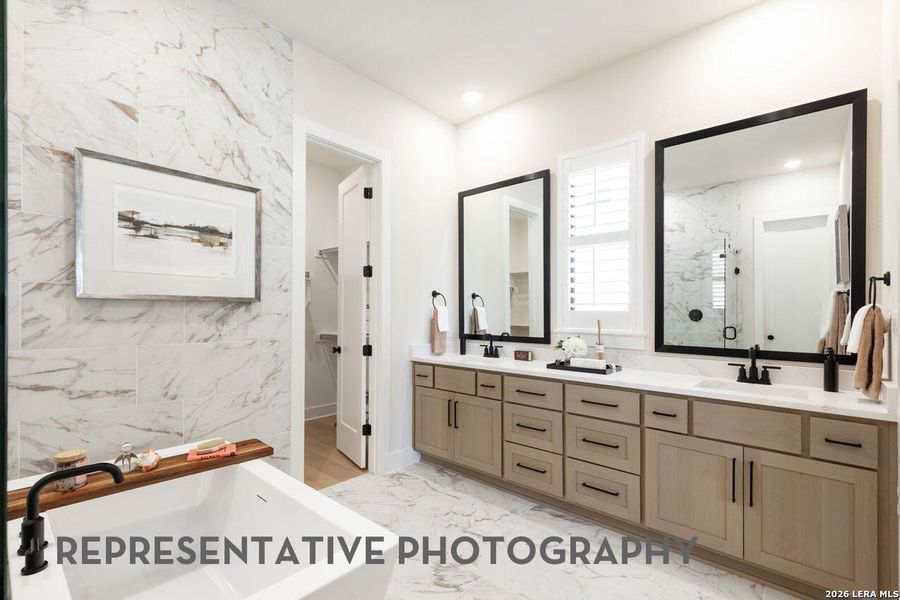 Furnished interior view inside a new home in Mont Blanc, Schertz (Image 6). Furnished interior view inside a new home in Mont Blanc, Schertz (Image 6).