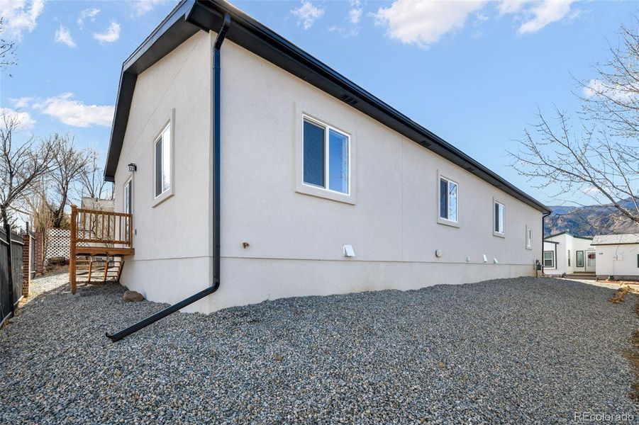 Exterior details and patio area of a home in , Colorado Springs (Image 3).