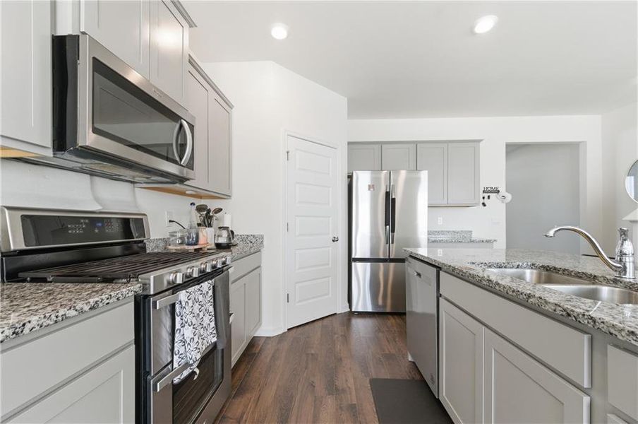 Furnished interior view inside a new home in Brooks Village, Dacula (Image 15).