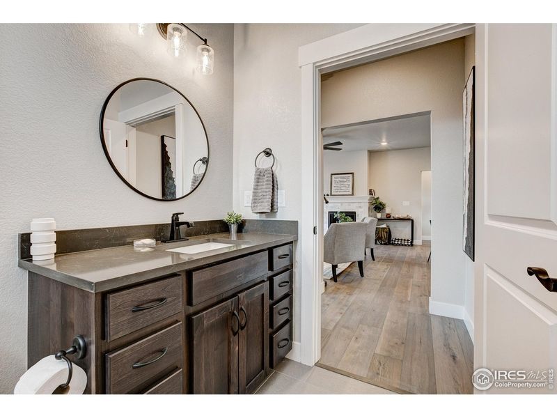 Furnished interior view inside a new home in The Lakes at Centerra - North Shore Flats, Loveland (Image 5).