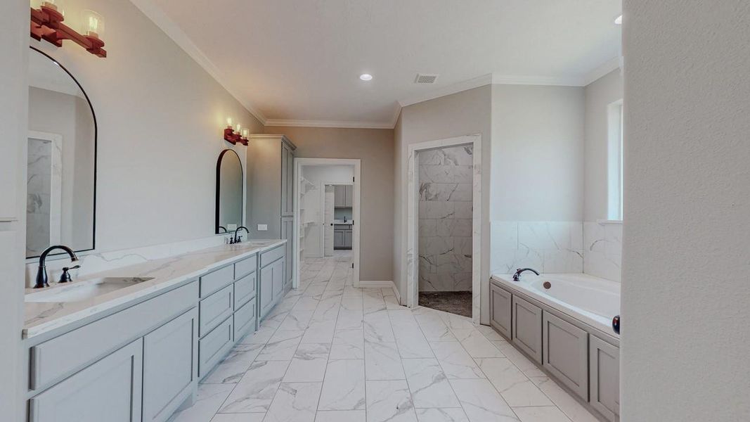 Furnished interior view inside a new home in , Beaumont (Image 13).