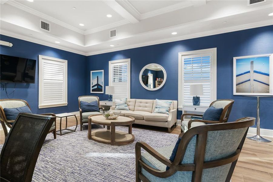 Furnished interior view inside a new home in , Palmetto (Image 44).