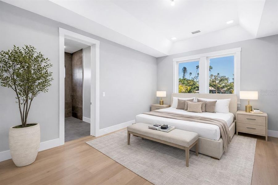 Furnished interior view inside a new home in , St. Petersburg (Image 15).