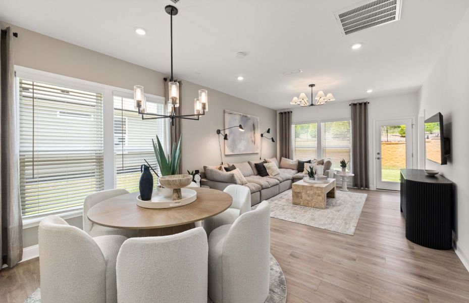 Furnished interior view inside a new home in Carolina Overlook, Clayton (Image 8).