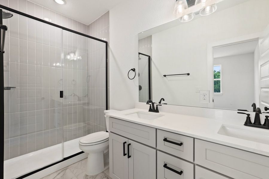 Furnished interior view inside a new home in Koenig Townhomes, Austin (Image 4).