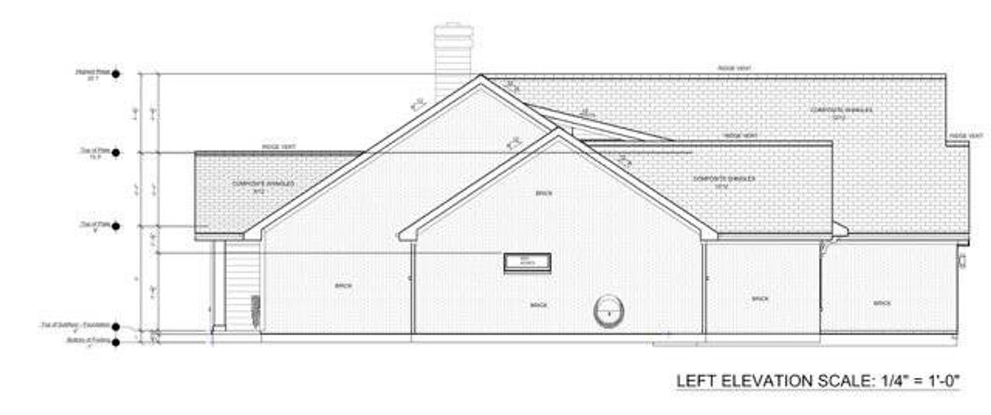 Potential left elevation Potential left elevation