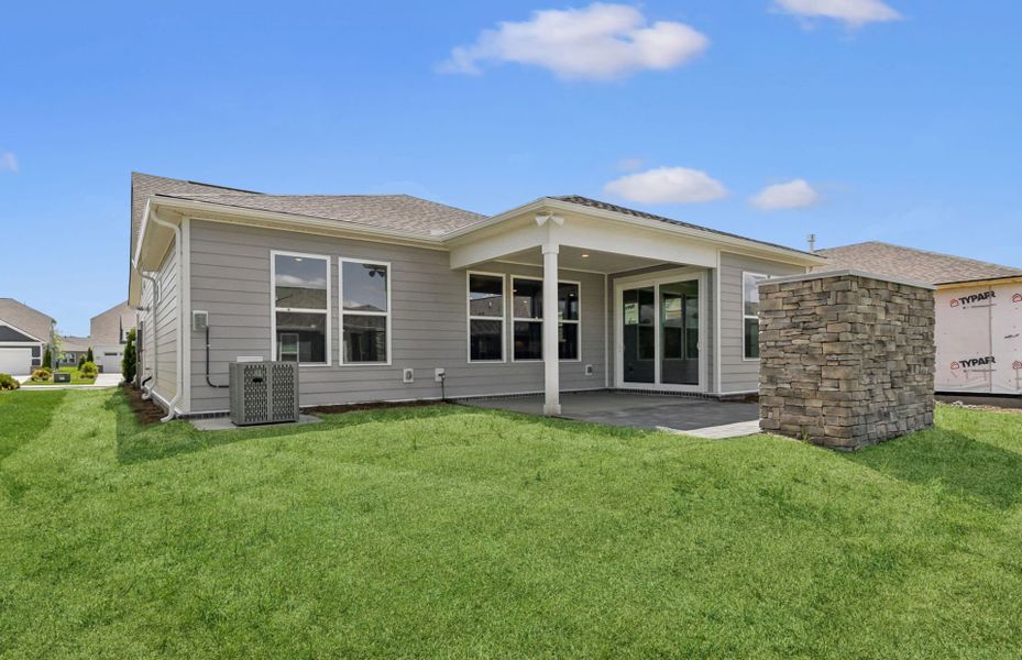 Exterior details and patio area of a home in Del Webb Southern Harmony, Murfreesboro (Image 31).