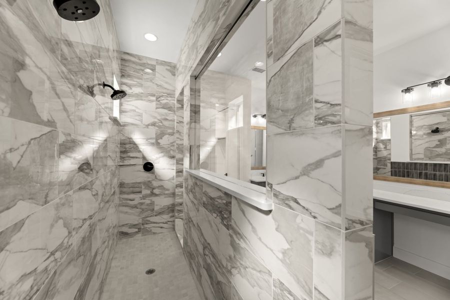 Furnished interior view inside a new home in Estates at Rockhill, Frisco (Image 12).