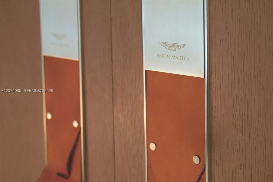 Close-up of interior finishes inside a home in , Miami (Image 11).